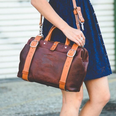 RCB01-BR-S Roamographer | An American Bison Leather Camera Bag
