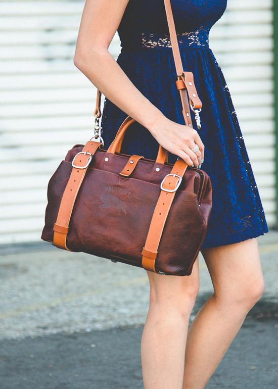 RCB01-BR-S Roamographer | An American Bison Leather Camera Bag