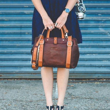 RCB01-BR-SII Roamographer | An American Bison Leather Camera Bag