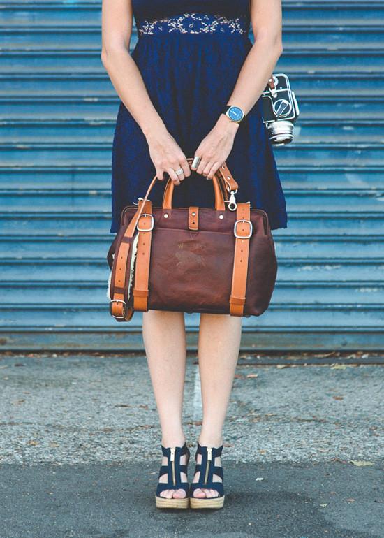 RCB01-BR-SII Roamographer | An American Bison Leather Camera Bag