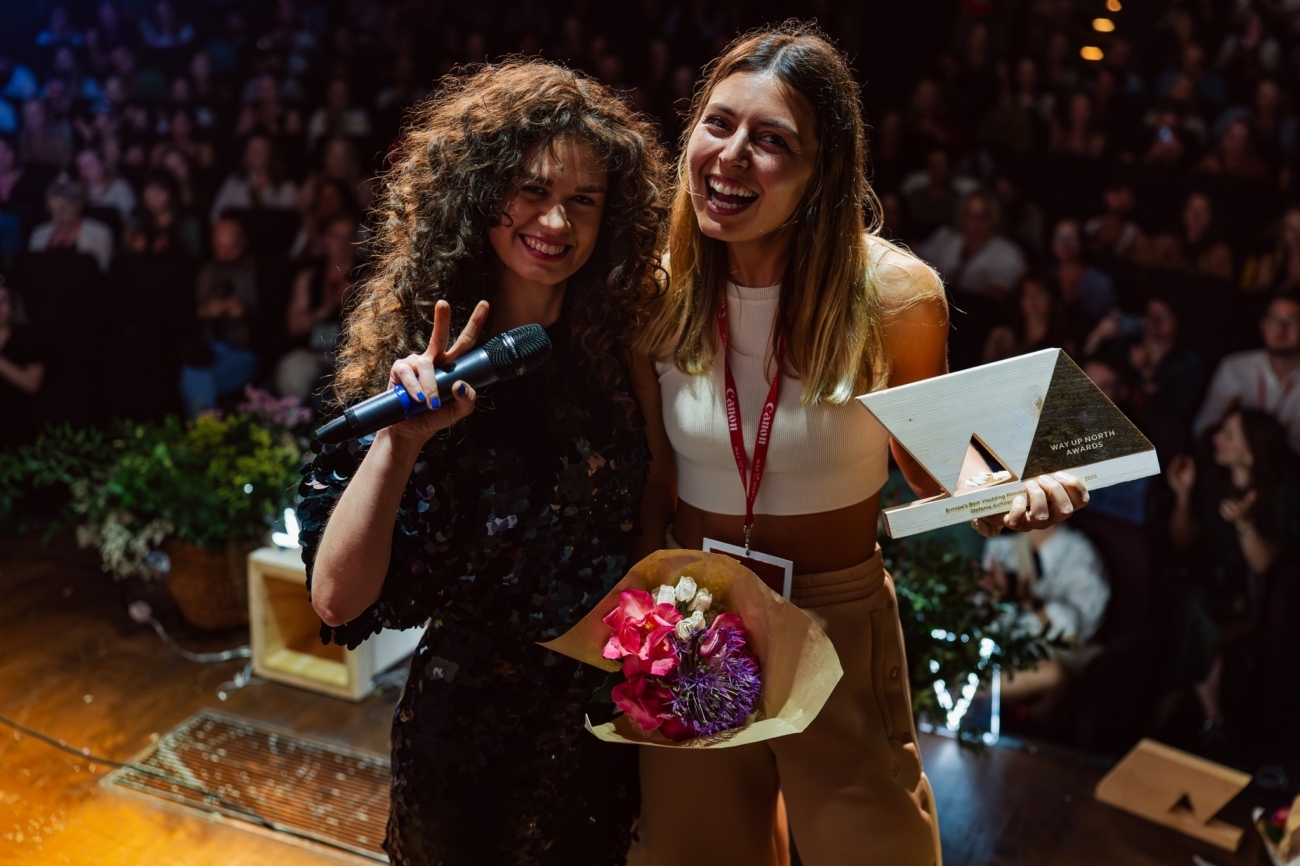 Europe's Best Wedding Filmmaker - Stefanie Aichner winner at the 2023 Way Up North Awards