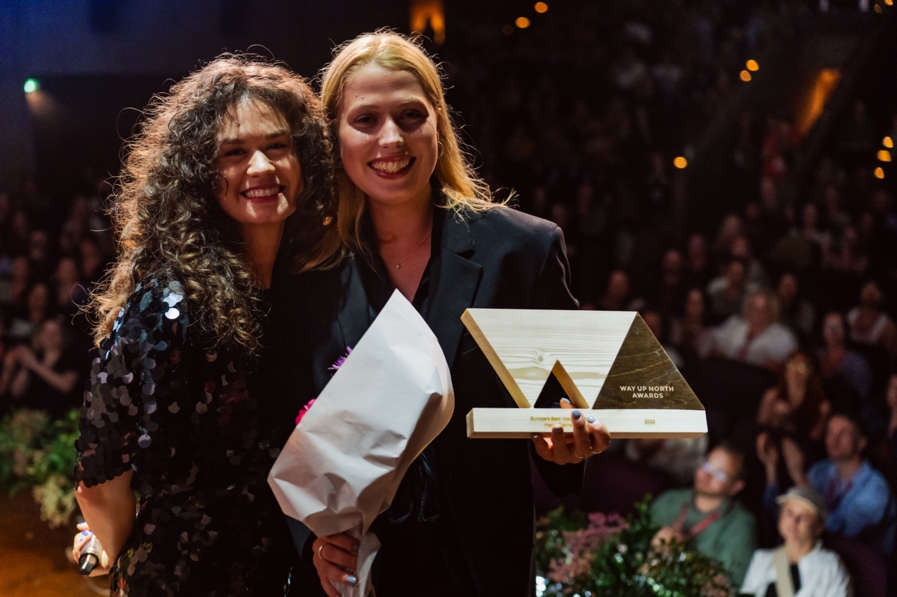 Story of the Year - Ingrid Tjernström winner at the 2023 Way Up North Awards