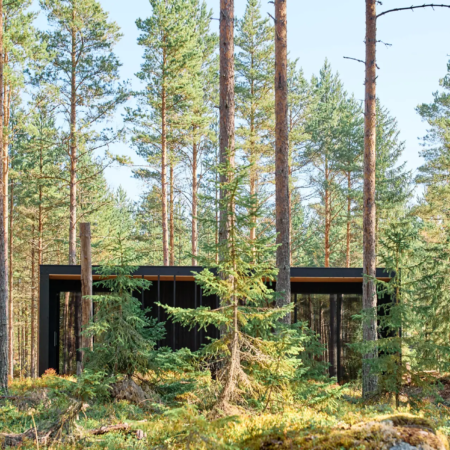 Forest cabin retreat in Hälsingland